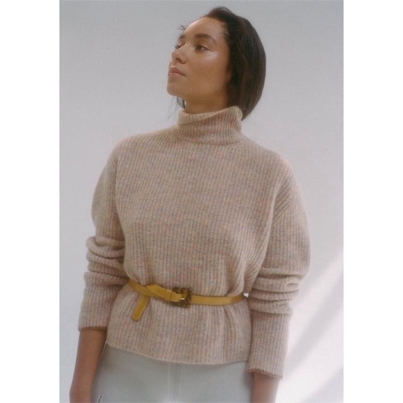 PALOMA WOOL vesta wool pullover turtle neck sweater size xsmall / small - Picture 1 of 7
